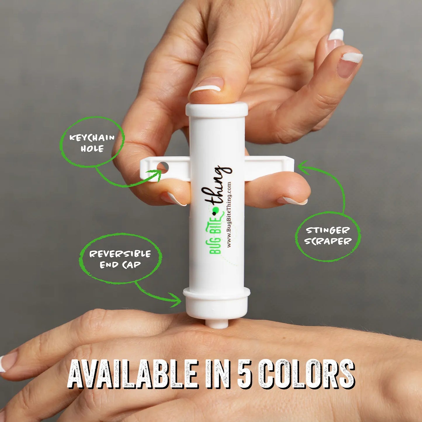 Bug Bite Relief Suction Tool - White